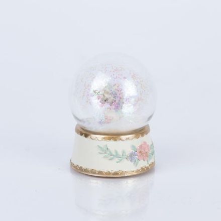 SNOWBALL WITH UNICORN, IN OPAL COLOURS, 6.5x8.5cm