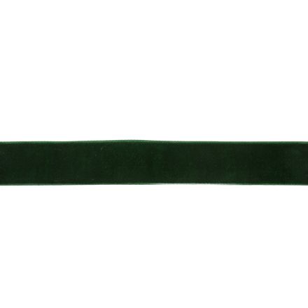 VELVET DARK GREEN RIBBON, 914x2.5cm