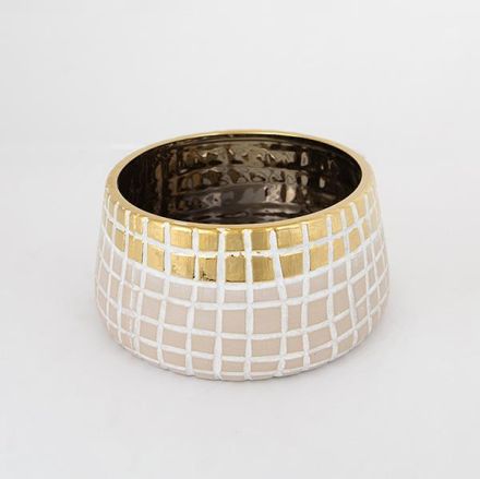 ΚΑΣΠΩ ΧΡΥΣΟ - ΜΠΕΖ 18x18x9.5cm