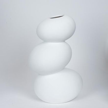 ΒΑΖΟ ΚΕΡΑΜΙΚΟ ΛΕΥΚΟ 21x17x32.2cm