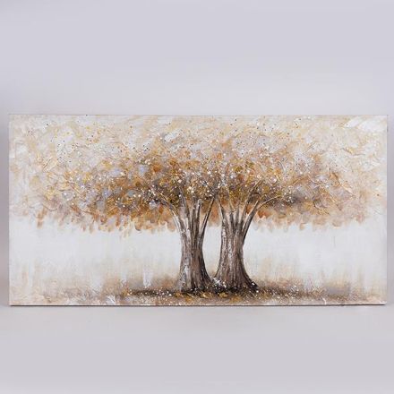ΠΙΝΑΚΑΣ ΚΑΜΒΑΣ ΔΕΝΤΡΑ ΛΕΥΚΟΣ - ΚΑΦΕ 120x3x60cm
