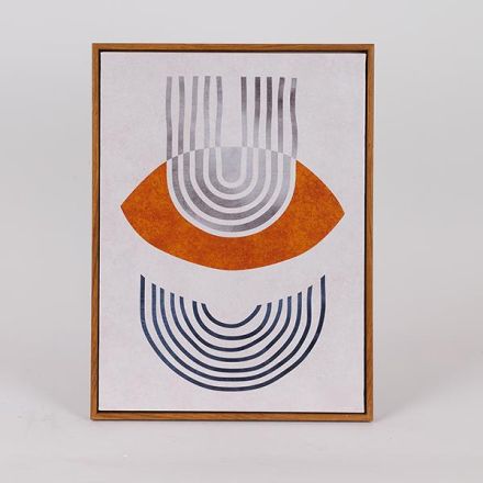 ΠΙΝΑΚΑΣ ΚΑΜΒΑΣ ΣΧΕΔΙΑ ΜΠΕΖ - ΛΕΥΚΟΣ - ΜΠΛΕ 30x40cm
