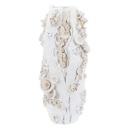 ΒΑΖΟ ΜΕ ΚΟΧΥΛΙΑ ΛΕΥΚΟ 22x22x47cm