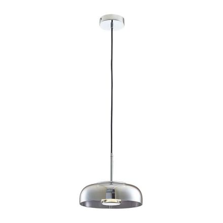 ΦΩΤΙΣΤΙΚΟ ΚΡΕΜΑΣΤΟ ΑΛΟΥΜΙΝΙΟ ΜΟΝΟΦΩΤΟ LED 5W Φ23ΧH8CM 3CCT ΣΚΟΥΡΟ ΓΚΡΙ ARTE ILLUMINA SATURN