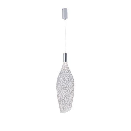 ΦΩΤΙΣΤΙΚΟ ΚΡΕΜΑΣΤΟ ΜΕΤΑΛΛΟ ΜΟΝΟΦΩΤΟ LED 7.6W 780Lm 3000K Φ200X1960mm ΑΣΗΜΙ ARTE ILLUMINA PERFORATO