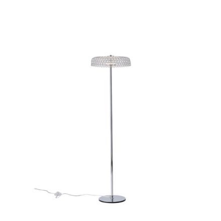 FLOOR LAMP METAL ROUND LED 10W 1080Lm 3000K Ø350X1350mm SILVER ARTE ILLUMINA PERFORATO