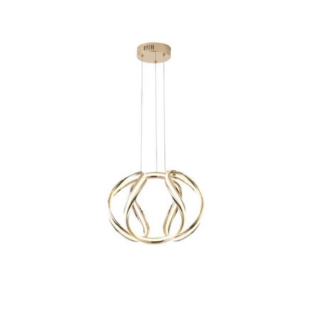 PENDANT LIGHT ALUMINUM ROUND LED 38W 2800Lm 3000K Ø430X1400mm GOLD ARTE ILLUMINA ORBIT