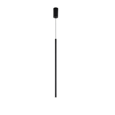 PENDANT LIGHT ALUMINUM-METAL-ACRYLIC SINGLE LIGHT LED 3W 210Lm 3000K Ø50X1200(610)mm BLACK ARTE ILLUMINA CASCADE