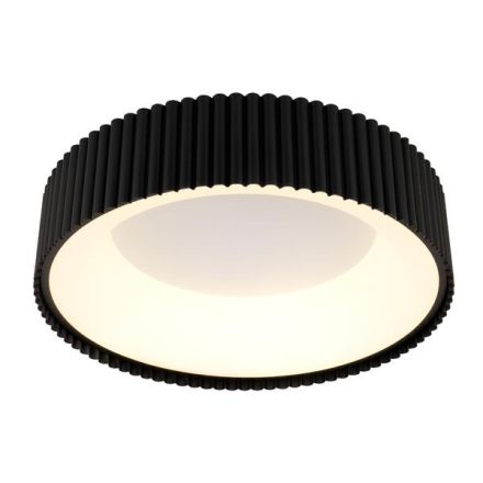 CEILING LIGHT METAL-ACRYLIC ROUND LED 30W 2262Lm 3000K Ø470X110mm BLACK ARTE ILLUMINA HALLO