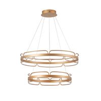 ΦΩΤΙΣΤΙΚΟ ΚΡΕΜΑΣΤΟ ΟΒΑΛ LED 105W 6300Lm 3000K Φ800X1500mm ΧΡΥΣΟ ARTE ILLUMINA LUCEO