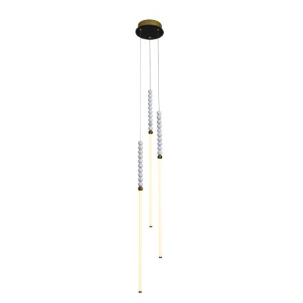 ΦΩΤΙΣΤΙΚΟ ΚΡΕΜΑΣΤΟ LED 33W 1980Lm 3000K 200X2000mm ΛΕΥΚΟ-ΧΡΥΣΟ ARTE ILLUMINA PEARLETTE