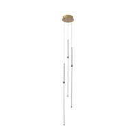 ΦΩΤΙΣΤΙΚΟ ΚΡΕΜΑΣΤΟ LED 33W 1980Lm 3000K 200X2000mm ΛΕΥΚΟ-ΧΡΥΣΟ ARTE ILLUMINA PEARLETTE