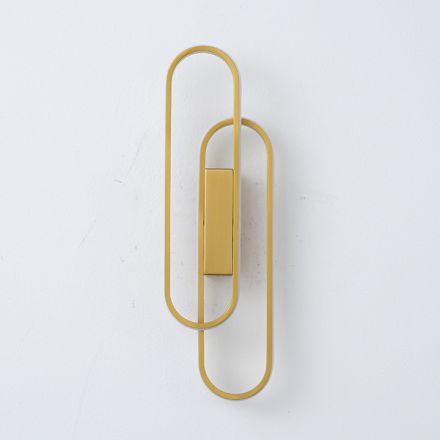 WALL LAMP ALUMINUM LED 18W 2340Lm 3000K 140X500mm GOLD ARTE ILLUMINA ELIX