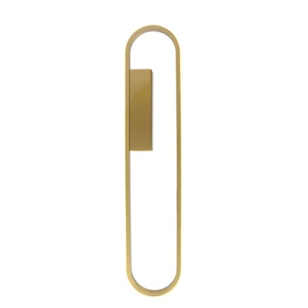 WALL LAMP ALUMINUM LED 11W 1430Lm 3000K 100X500mm GOLD ARTE ILLUMINA ELIX
