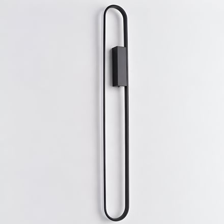 WALL LAMP ALUMINUM LED 18W 2340Lm 3000K 100X800mm BLACK ARTE ILLUMINA ELIX