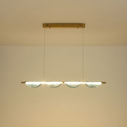 ΦΩΤΙΣΤΙΚΟ ΚΡΕΜΑΣΤΟ 20W 1200Lm 3000K L120X6XH150 ΧΡΥΣΟ ARTE ILLUMINA HAWAI