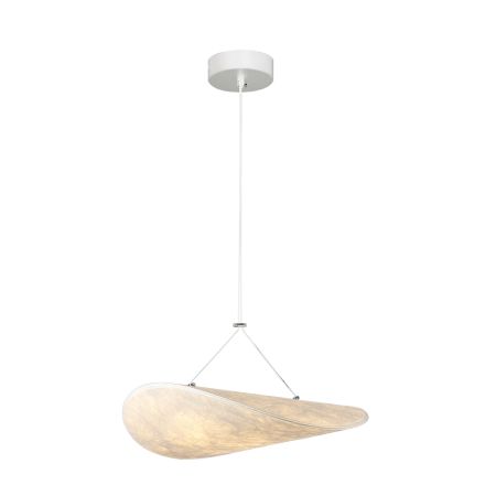 ΦΩΤΙΣΤΙΚΟ ΚΡΕΜΑΣΤΟ TYVEK ΜΟΝΟΦΩΤΟ LED 9W 405Lm 3000K Φ400mm ΛΕΥΚΟ ARTE ILLUMINA NEFI