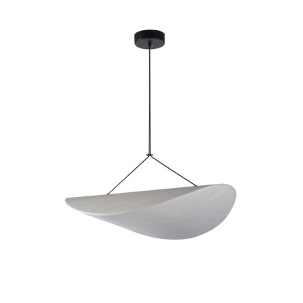 PENDANT LIGHT TYVEK SINGLE LIGHT LED 15W 675Lm 3000K Ø600mm WHITE ARTE ILLUMINA NEFI