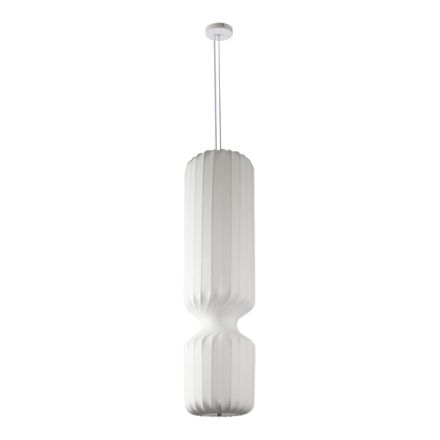 PENDANT LIGHT TYVEK-METAL SINGLE LIGHT LED 12W 675Lm 3000K 250X2000mm WHITE ARTE ILLUMINA NEONIS