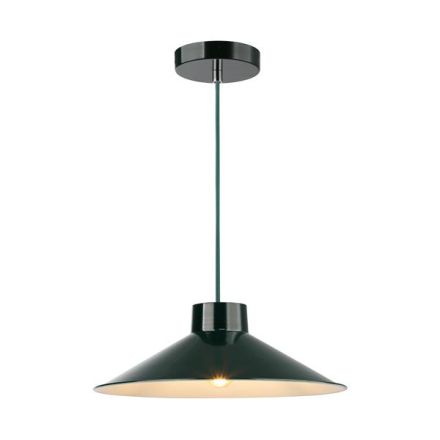 ΦΩΤΙΣΤΙΚΟ ΚΡΕΜΑΣΤΟ ΜΕΤΑΛΛΟ ΜΟΝΟΦΩΤΟ 1XΕ27 Max 15W Φ360X1150mm ΓΥΑΛΙΣΤΕΡΟ ΣΚΟΥΡΟ ΠΡΑΣΙΝΟ ARTE ILLUMINA NELI