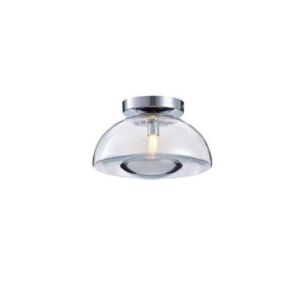 CEILING LIGHT GLASS G9 MAX 7W 230X230X150mm SILVER ARTE ILLUMINA CLEAR