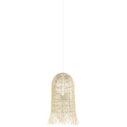 ΦΩΤΙΣΤΙΚΟ ΚΡΕΜΑΣΤΟ ΜΟΝΟΦΩΤΟ Ε27 MAX 60W Ø350X2300mm RATTAN ΦΥΣΙΚΟ ΧΡΩΜΑ ARTE ILLUMINA KAI