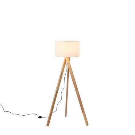 ΦΩΤΙΣΤΙΚΟ ΕΠΙΔΑΠΕΔΙΟ ΞΥΛO 1XE27 Max 15W Φ450X1450mm ΛΕΥΚΟ ARTE ILLUMINA MADERA