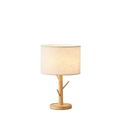TABLE LAMP WOOD 1XE27 MAX 15W Ø280X470mm WHITE ARTE ILLUMINA MADERA