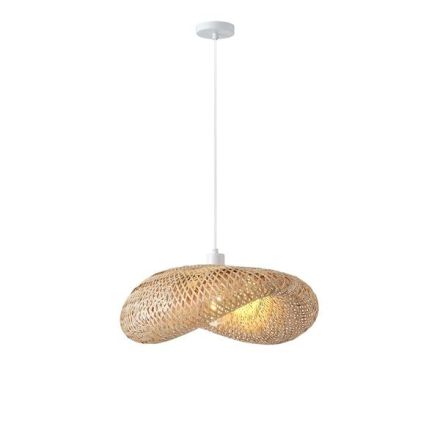 PENDANT LIGHT BAMBOO SINGLE LIGHT 1XE27 MAX 15W Ø620X1430mm CREAM ARTE ILLUMINA LAGOON