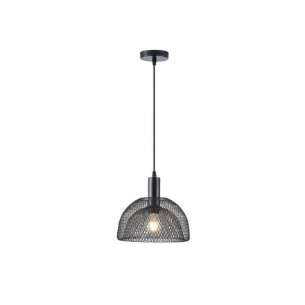 ΦΩΤΙΣΤΙΚΟ ΚΡΕΜΑΣΤΟ ΜΕΤΑΛΛΟ ΜΟΝΟΦΩΤΟ 1XE27 Max 15W Φ255X1280mm ΜΑΥΡΟ ARTE ILLUMINA HOOD