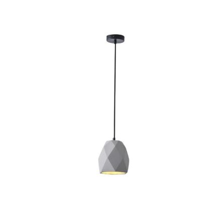 PENDANT LIGHT CONCRETE SINGLE LIGHT 1XΕ27 MAX 15W Ø160X1670mm GREY ARTE ILLUMINA ARME
