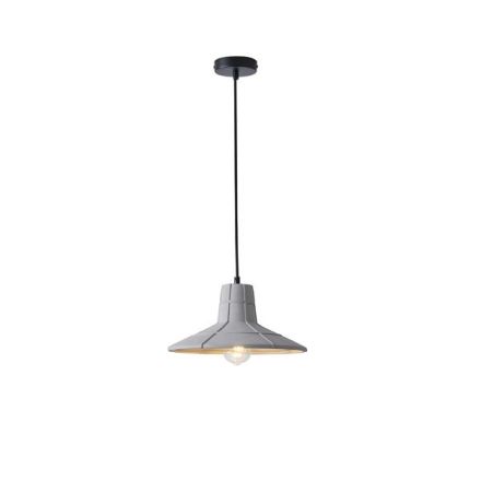 PENDANT LIGHT CONCRETE SINGLE LIGHT 1XΕ27 MAX 15W Ø320X1660mm GREY ARTE ILLUMINA ARME
