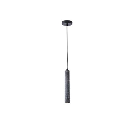 PENDANT LIGHT CONCRETE SINGLE LIGHT LED 3W 280Lm 3000K Ø45X1800mm BLACK ARTE ILLUMINA SALPICO