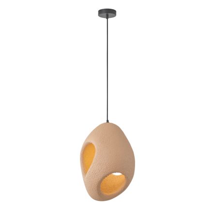 PENDANT LIGHT POLYESTERINE SINGLE LIGHT 1XE27 MAX 15W 290X290X1810mm SAND ARTE ILLUMINA ALBA
