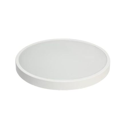 ΠΛΑΦΟΝΙΕΡΑ ΜΕΤΑΛΛΟ-MS-ABS LED 24W 1680Lm 3CCT(3000-4000-6000K) Φ370X65mm ΛΕΥΚΟ ARTE ILLUMINA MOONLIGHT