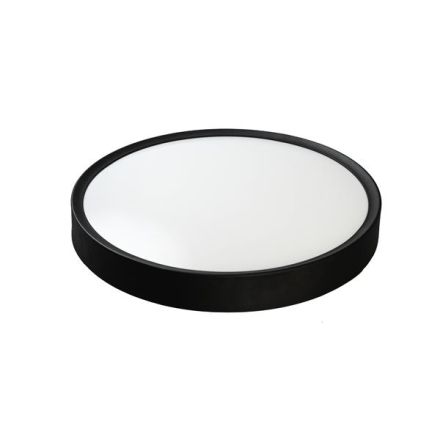 ΠΛΑΦΟΝΙΕΡΑ ΜΕΤΑΛΛΟ-MS-ABS LED 36W 2500Lm 3CCT(3000-4000-6000K) Φ480X65mm ΜΑΥΡΟ ARTE ILLUMINA MOONLIGHT
