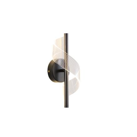WALL LIGHT ACRYLIC LED 8W 720Lm 3000K 300X130mm BLACK ARTE ILLUMINA SILK