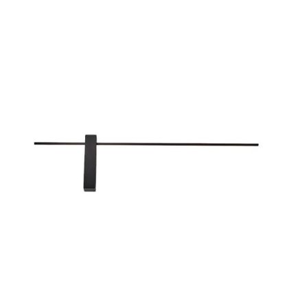 WALL LIGHT ALUMINUM-METAL-ACRYLIC LED 10W 700Lm 3000K 800X200X40mm BLACK ARTE ILLUMINA CLIO