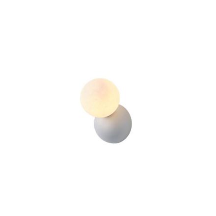 WALL LIGHT METAL-PLASTIC 1XG9 MAX 7W 100X170X120mm WHITE ARTE ILLUMINA TERPSI
