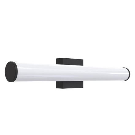 ΑΠΛΙΚΑ ΜΠΑΝΙΟΥ ΜΕΤΑΛΛΟ-ΠΛΑΣΤΙΚΟ ΟΒΑΛ LED 15W 1500Lm 3CCT(3000-4000-6000K) 600X102mm IP44 ΜΑΥΡO ARTE ILLUMINA PALΜ