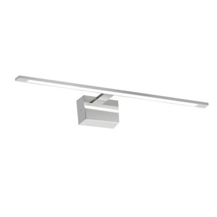 PENDANT BATHROOM METAL-ALUMINUM-ACRYLIC LED 16W 1600Lm 3CCT(3000-4000-6000K) 780X42mm (BASE 80X40mm) IP44 SILVER ARTE ILLUMINA ZENGLOW