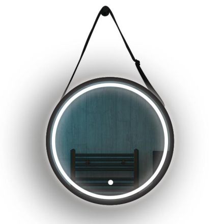 ΚΑΘΡΕΠΤΗΣ ΣΤΡΟΓΓΥΛΟΣ TOUCH LED ΜΕ ΜΑΥΡΟ ΣΤΗΡΙΓΜΑ LED 20W 1680lm 3CCT (3500-4000-6500K) Φ600mm ΛΕΥΚΟΣ ARTE ILLUMINA MIRO