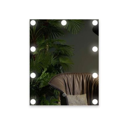 MIRROR MAKEUP PARALYLOGRAM 85-265V LED 9W 1000Lm 3CCT(3500-4000-5000K) 400X500mm WHITE ARTE ILLUMINA LOGE