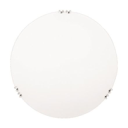 ΠΛΑΦΟΝΙΕΡΑ ΤΟΙΧΟΥ ΓΥΑΛΙ 1XΕ27 Max 15W Φ300x90mm ΛΕΥΚΟ-ΑΣΗΜΙ ARTE ILLUMINA PAROS