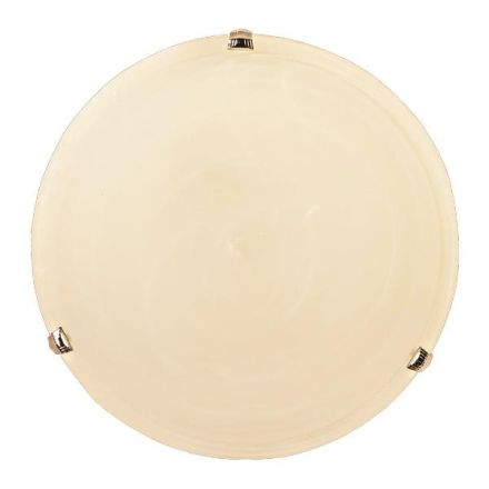 ΠΛΑΦΟΝΙΕΡΑ ΤΟΙΧΟΥ ΓΥΑΛΙ 2xE27 Max 15W Φ400mm ΜΕΛΙ-ΜΠΡΟΝΖΕ ARTE ILLUMINA ERIS