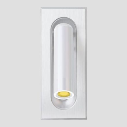ΑΠΛΙΚΑ ΤΟΙΧΟΥ ΑΛΟΥΜΙΝΙΟΥ ΧΩΝΕΥΤΗ LED 3W 3000Κ Α170 ΛΕΥΚΗ ARTE ILLUMINA