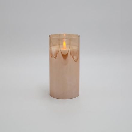 ΚΕΡΙ ΜΠΑΤΑΡΙΑΣ ΜΕ ΚΙΝΗΣΗ ΣΤΗ ΦΛΟΓΑ, ΜΕ ΓΥΑΛΙ, ΜΕΛΙ, ΜΕ ΧΡΟΝΟΔΙΑΚΟΠΤΗ, 7,5x15cm