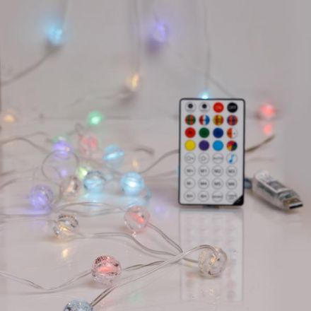 ΣΕΙΡΑ, 100 SMART MINI LED, ΚΡΑΚΕΛΕ ΜΠΑΛΙΤΣΕΣ 2cm, USB, ΔΙΑΧΕΙΡΙΣΗ ΜΕΣΩ ΕΦΑΡΜΟΓΗΣ, M/F, ΤΗΛΕΧΕΙΡΙΣΤΗΡΙΟ, ΔΙΑΦΑΝΟ ΠΛΑΚΕ ΧΑΛΚΙΝΟ ΚΑΛΩΔΙΟ, RGB LED ANA 15cm, ΠΡΟΕΚΤΑΣΗ ΠΑΡΟΧΗΣ 3m, IP20 (ROLL PACK)