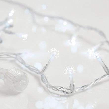 ΣΕΙΡΑ, 300 FLASH LED 5mm, 31V ΜΕΤΑΣΧΗΜΑΤΙΣΤΗ, 4 ΕΠΕΚΤΑΣΕΙΣ ΕΩΣ 3 ΣΕΤ, ΔΙΑΦΑΝΟ PVC ΚΑΛΩΔΙΟ, ΛΕΥΚΟ LED ANA 10cm, ΠΡΟΕΚΤΑΣΗ ΠΑΡΟΧΗΣ 3m, ΙΡ44