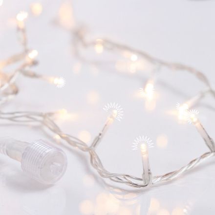 ΣΕΙΡΑ, 300 FLASH LED 5mm, 31V ΜΕΤΑΣΧΗΜΑΤΙΣΤΗ, 4 ΕΠΕΚΤΑΣΕΙΣ ΕΩΣ 3 ΣΕΤ, ΔΙΑΦΑΝΟ PVC ΚΑΛΩΔΙΟ, ΘΕΡΜΟ ΛΕΥΚΟ LED ANA 10cm, ΠΡΟΕΚΤΑΣΗ ΠΑΡΟΧΗΣ 3m, ΙΡ44